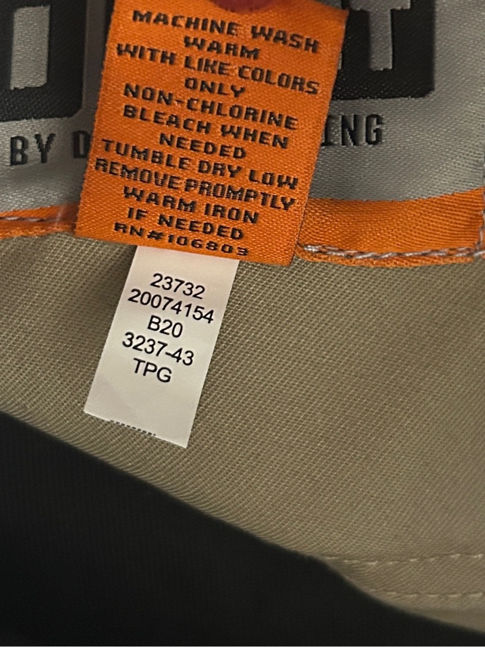 NWT Duluth 40 Grit Flex Twill Carpenter Pants Work Pants Relaxed Fit 28x30 Tan - Picture 6 of 10
